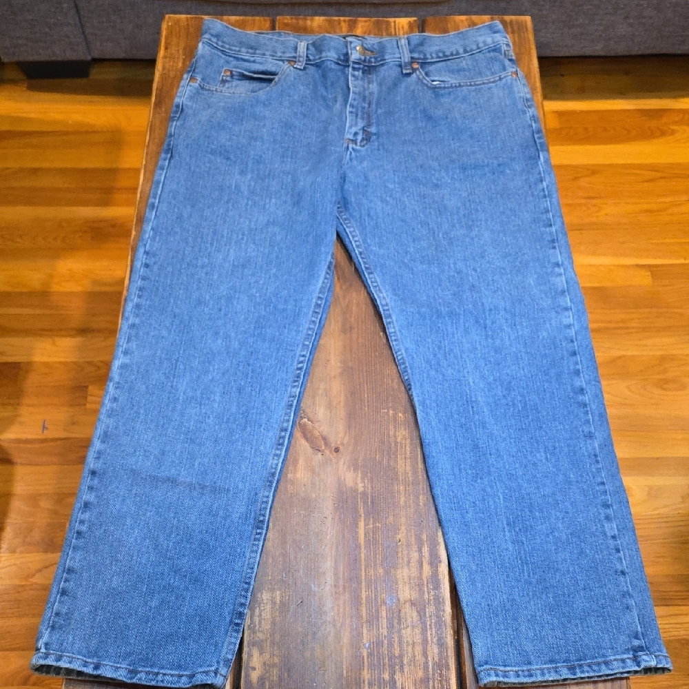 Lee Men's Straight Jeans in Blue Size 38x30